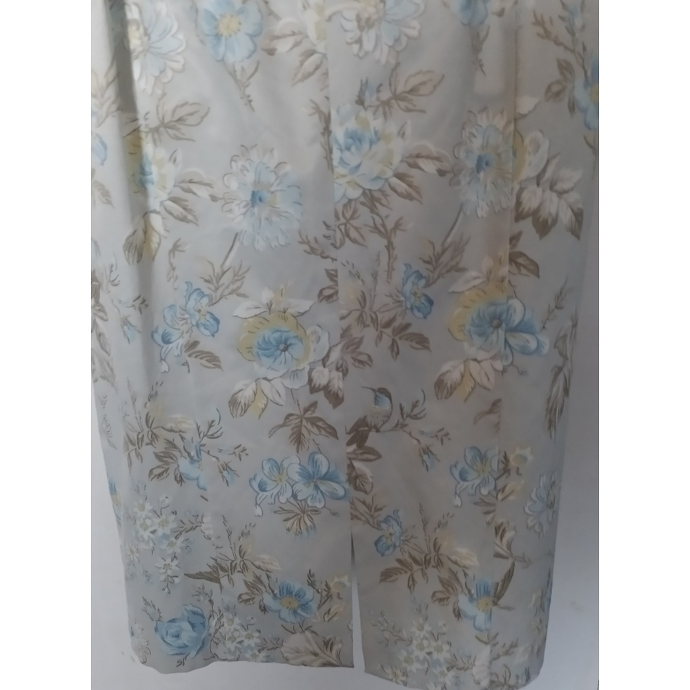Dolce & Gabbana Cream and Light Blue Floral Slip Dress - Picture 5 of 7